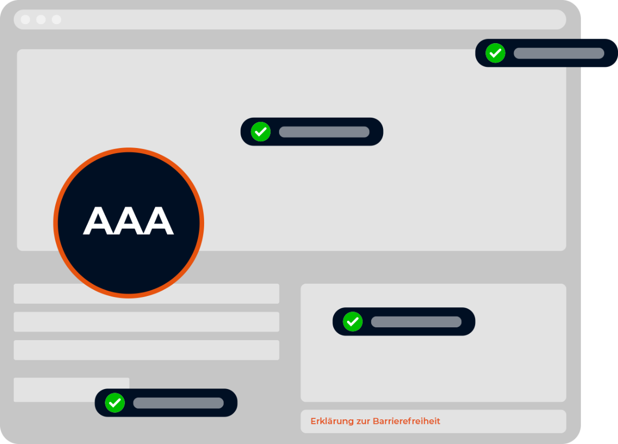 First-B2B-AAA-Barrierefreiheit-Audit-100-Prozent-Check-Empfehlung